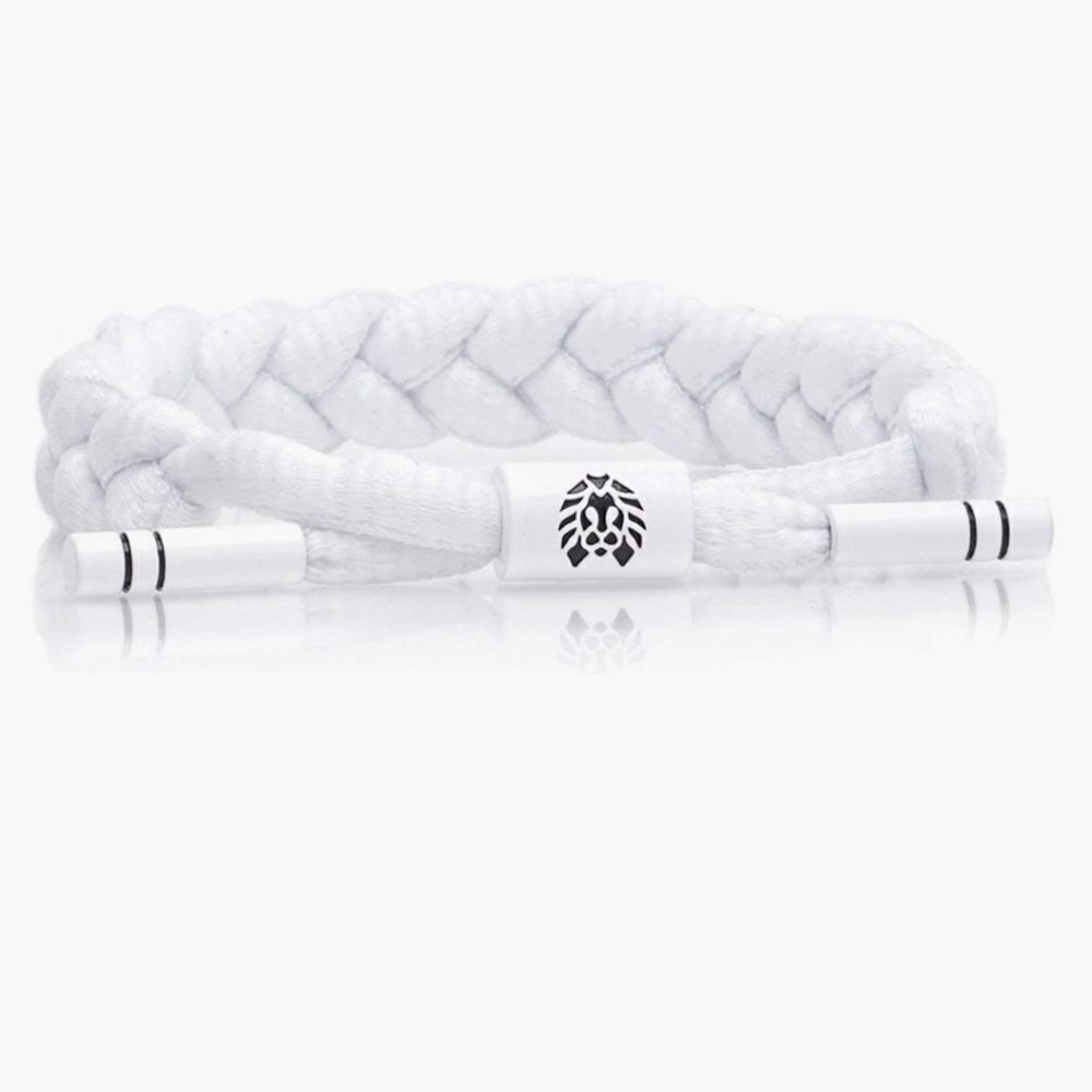 ⚠️Must Bundle⚠️ NEW Rastaclat White with black accents Bracelet